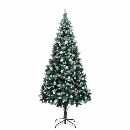 Umělý Vánoční Stromeček Zelená 240 Cm Pvc, Ocel A Plast