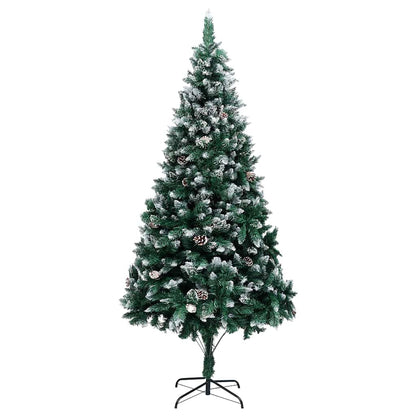 Umělý Vánoční Stromeček Zelená 240 Cm Pvc, Ocel A Plast