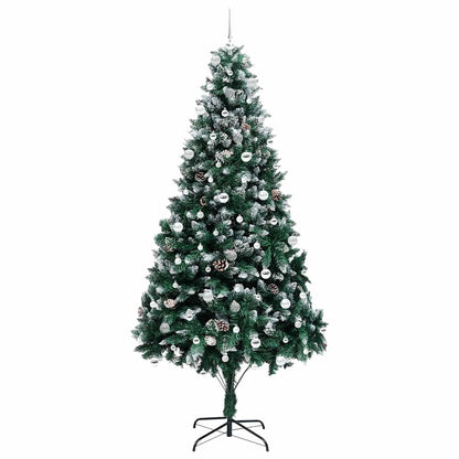 Umělý Vánoční Stromeček Zelená 240 Cm Pvc, Ocel A Plast