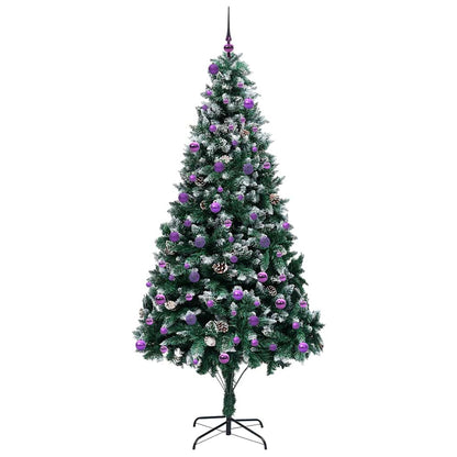 Umělý Vánoční Stromeček Zelená 240 Cm Pvc, Ocel A Plast