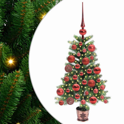 Vánoční Stromeček S 150 Led Diodami S Stojanem Zelená 65 Cm Pe