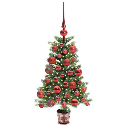 Vánoční Stromeček S 150 Led Diodami S Stojanem Zelená 65 Cm Pe