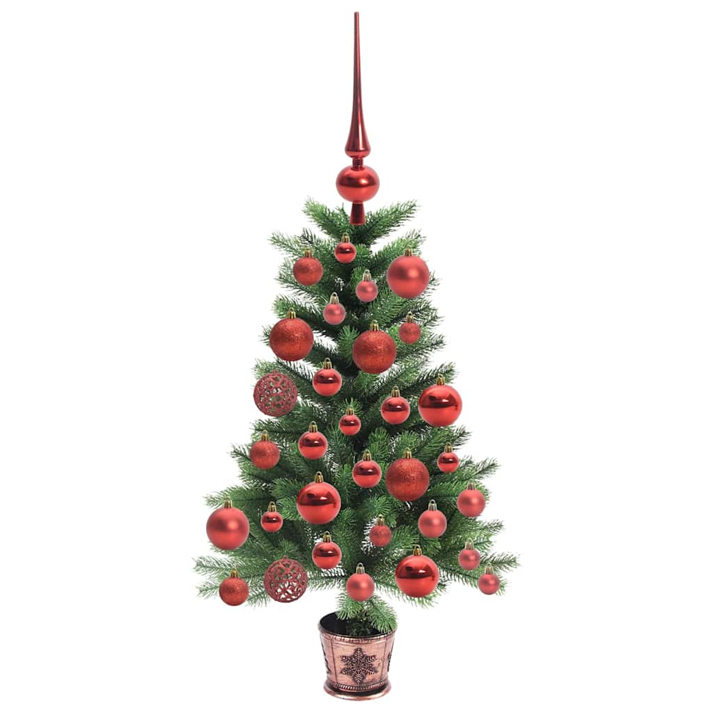 Vánoční Stromeček S 150 Led Diodami S Stojanem Zelená 65 Cm Pe