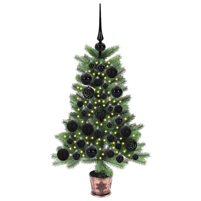Vánoční Stromeček S 150 Led Diodami S Stojanem Zelená 65 Cm Pe