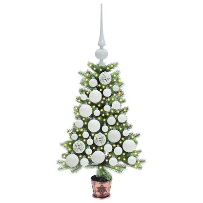 Vánoční Stromeček S 150 Led Diodami S Stojanem Zelená 65 Cm Pe