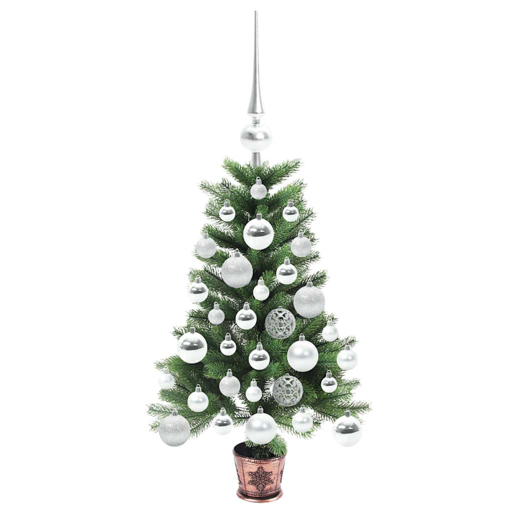 Vánoční Stromeček S 150 Led Diodami S Stojanem Zelená 65 Cm Pe