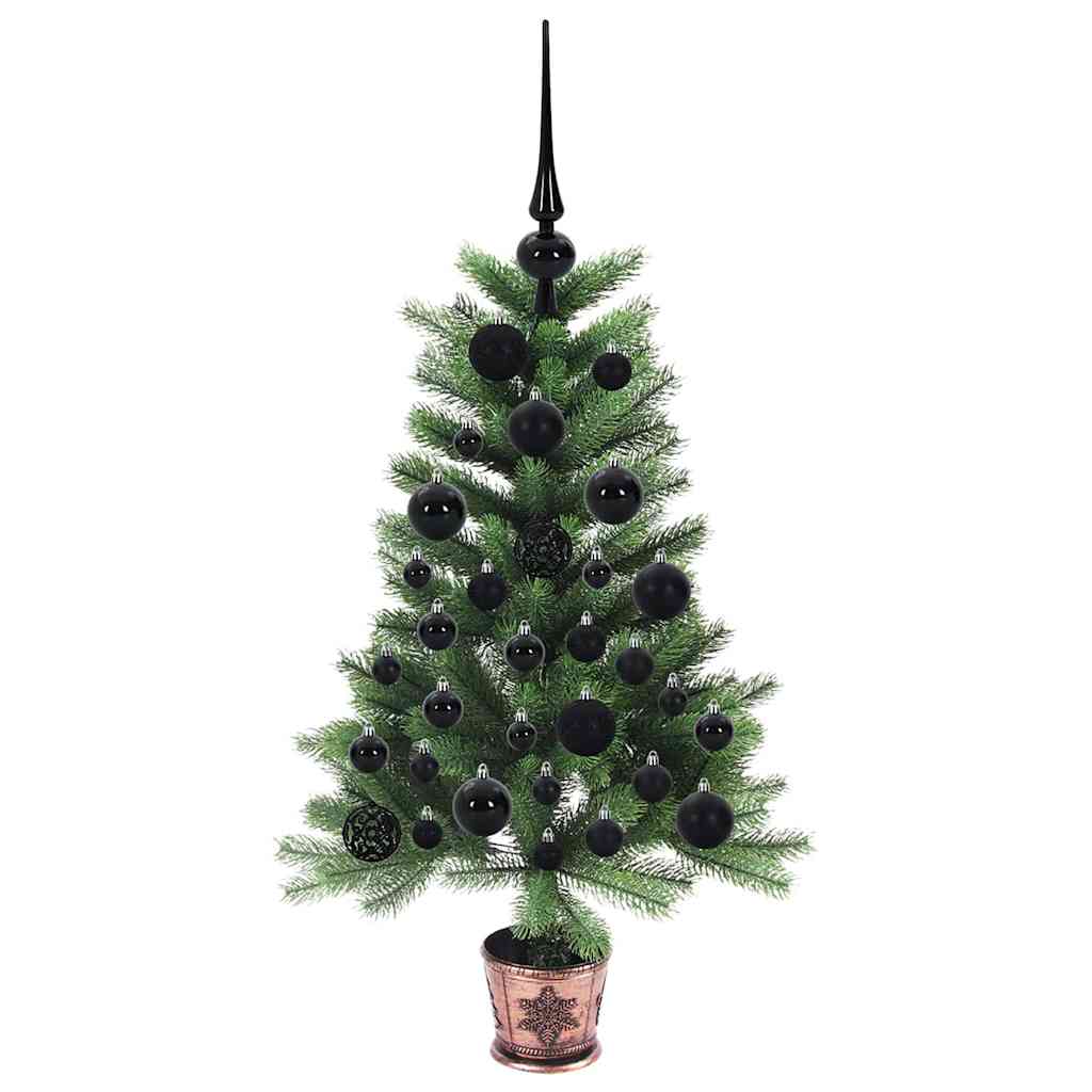 Vánoční Stromeček S 150 Led Diodami S Stojanem Zelená 90 Cm Pe