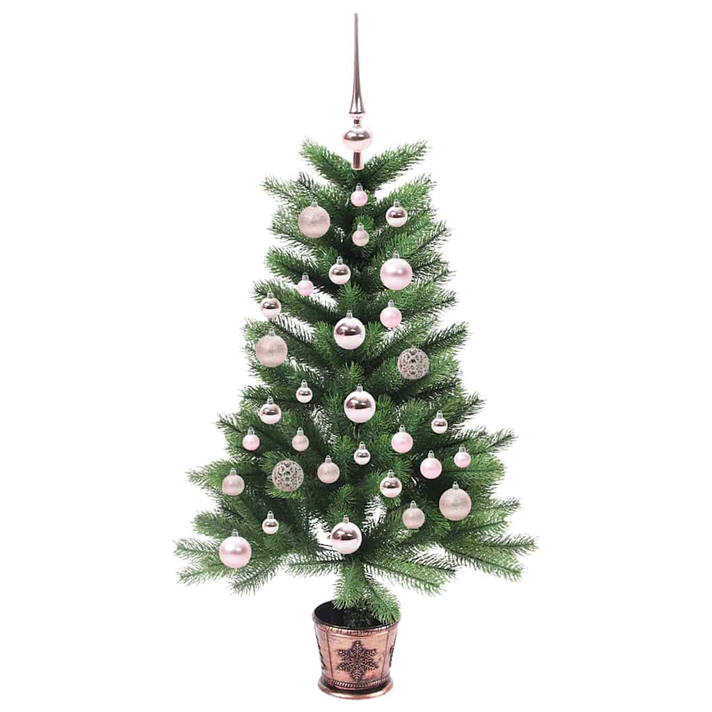 Vánoční Stromeček S 150 Led Diodami S Stojanem Zelená 90 Cm Pe
