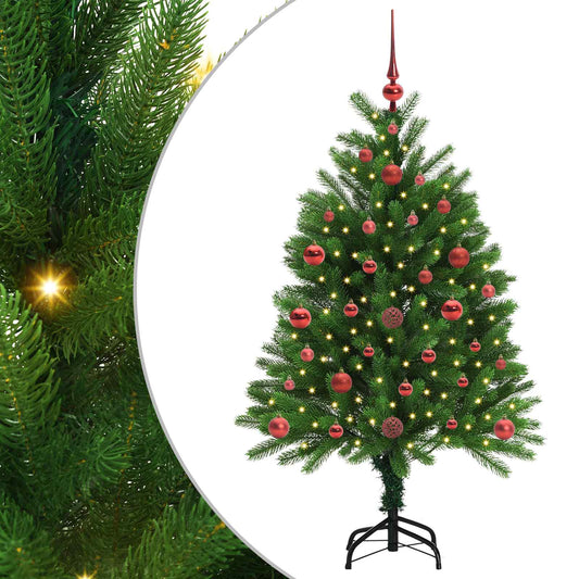 Vánoční Stromeček S 150 Led Diodami S Stojanem Zelená 120 Cm Pe