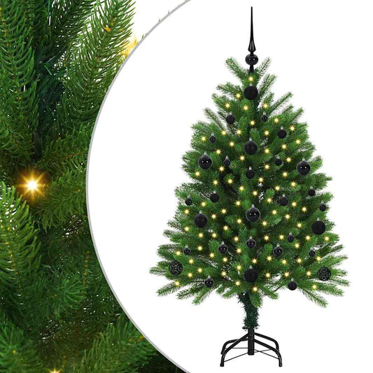 Vánoční Stromeček S 150 Led Diodami S Stojanem Zelená 120 Cm Pe