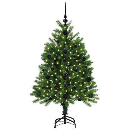 Vánoční Stromeček S 150 Led Diodami S Stojanem Zelená 120 Cm Pe