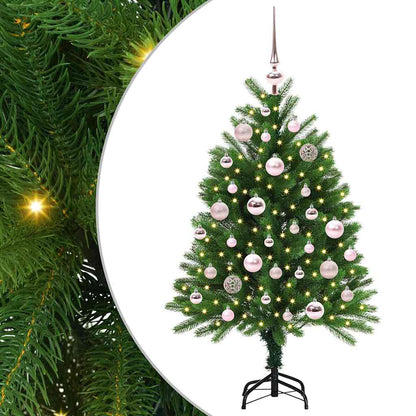 Vánoční Stromeček S 150 Led Diodami S Stojanem Zelená 120 Cm Pe