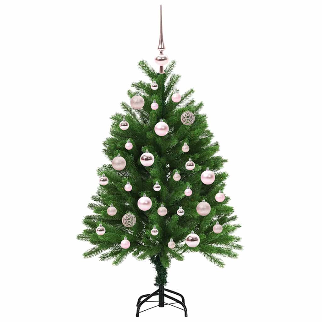 Vánoční Stromeček S 150 Led Diodami S Stojanem Zelená 120 Cm Pe