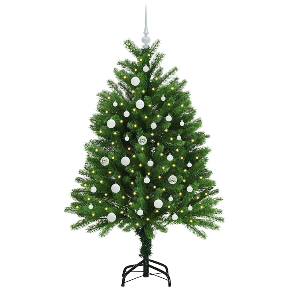 Vánoční Stromeček S 150 Led Diodami S Stojanem Zelená 120 Cm Pe