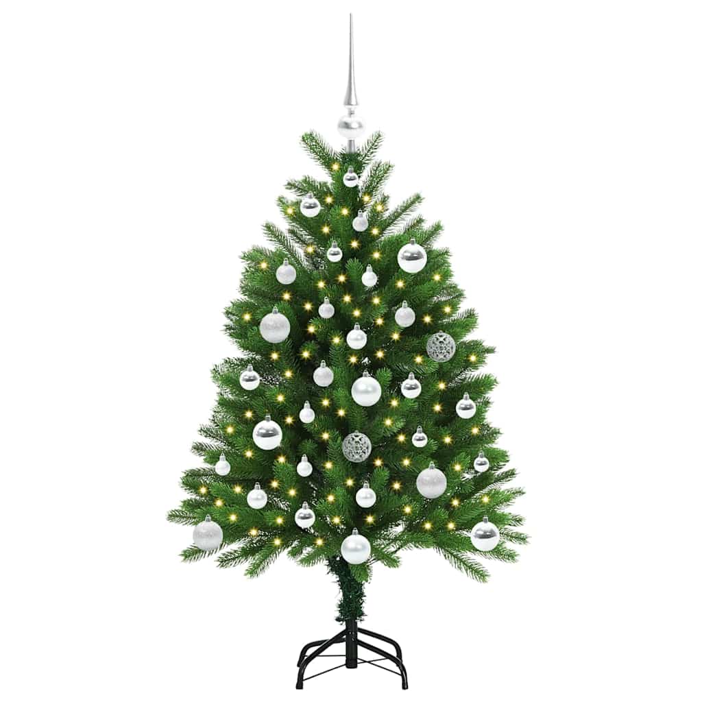 Vánoční Stromeček S 150 Led Diodami S Stojanem Zelená 120 Cm Pe