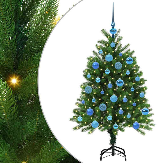 Vánoční Stromeček S 150 Led Diodami S Stojanem Zelená 120 Cm Pe