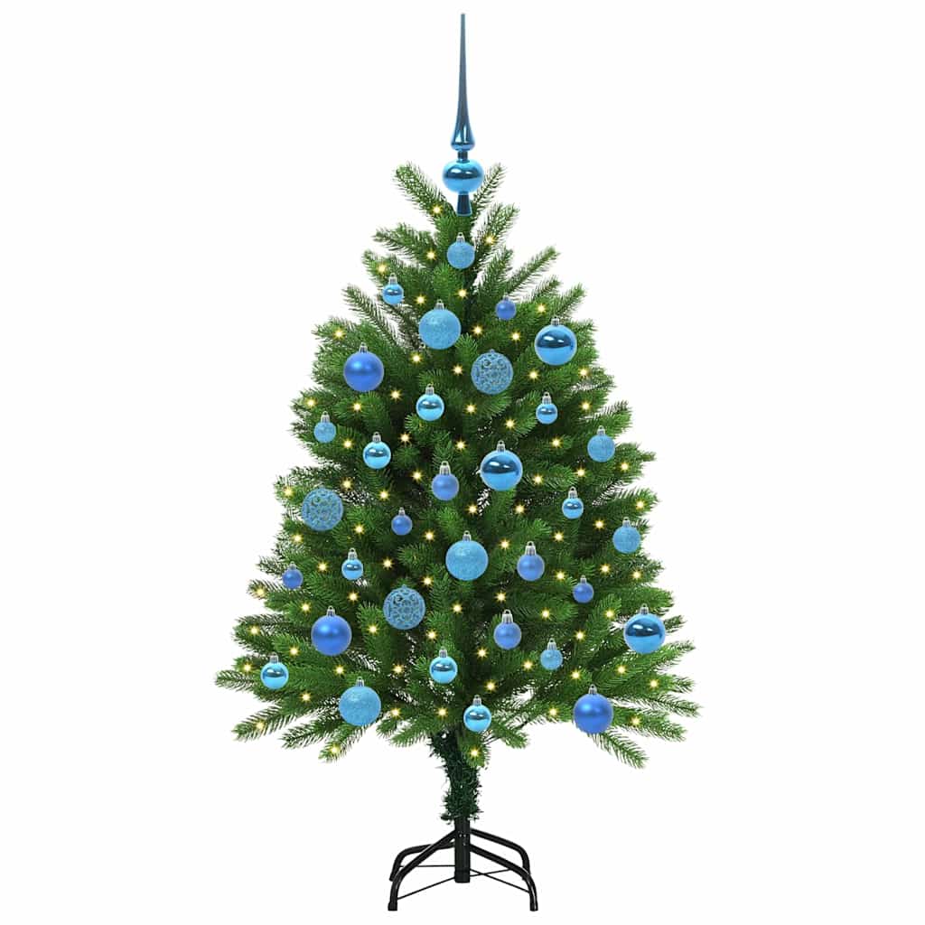 Vánoční Stromeček S 150 Led Diodami S Stojanem Zelená 120 Cm Pe