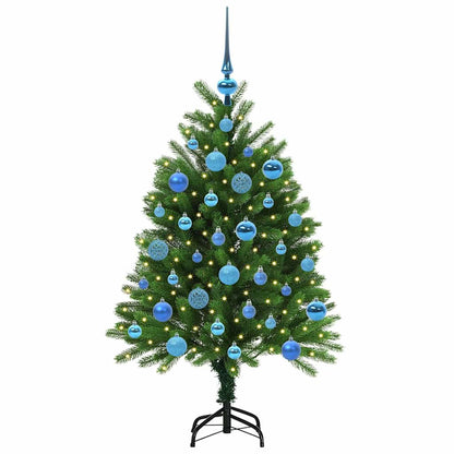 Vánoční Stromeček S 150 Led Diodami S Stojanem Zelená 120 Cm Pe