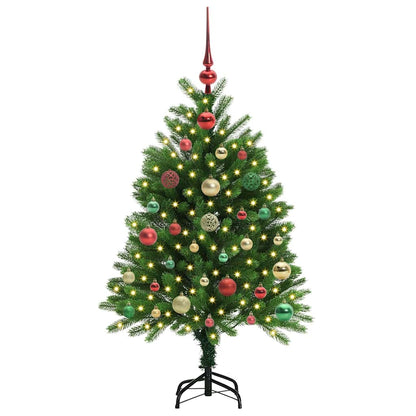Vánoční Stromeček S 150 Led Diodami S Stojanem Zelená 120 Cm Pe