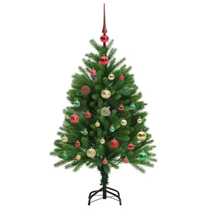 Vánoční Stromeček S 150 Led Diodami S Stojanem Zelená 120 Cm Pe