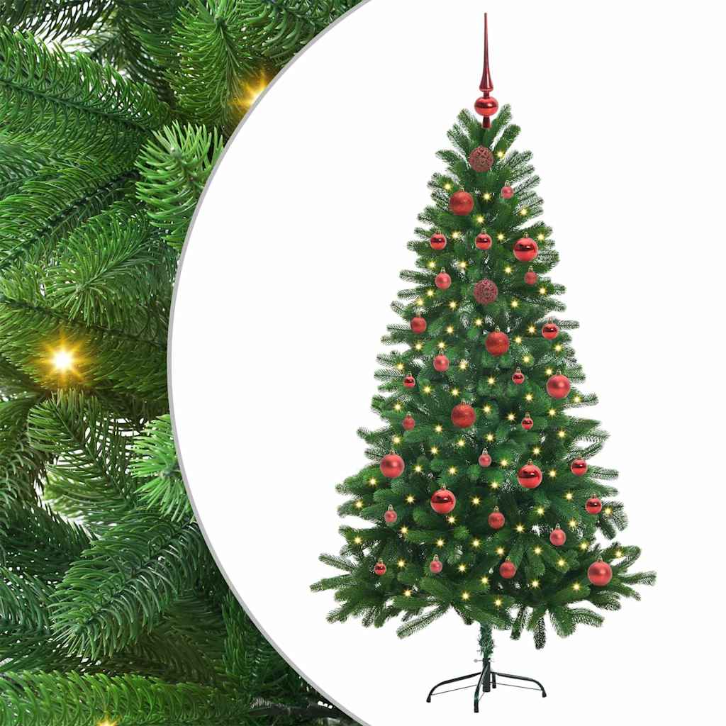Vánoční Stromeček S 150 Led Diodami S Stojanem Zelená 150 Cm Pe