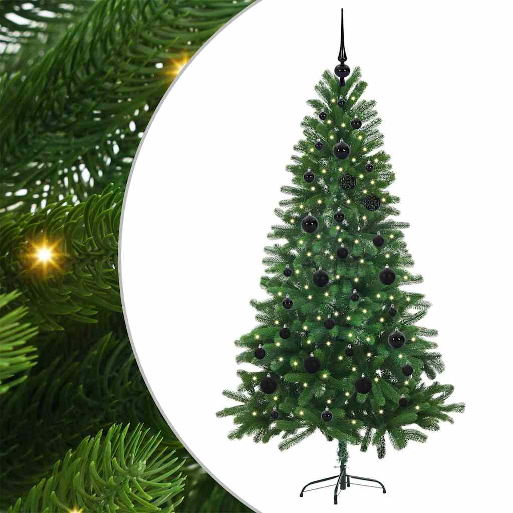 Vánoční Stromeček S 150 Led Diodami S Stojanem Zelená 150 Cm Pe