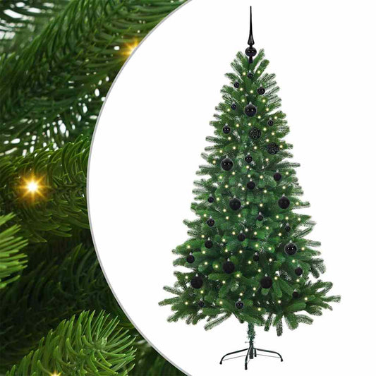 Vánoční Stromeček S 150 Led Diodami S Stojanem Zelená 150 Cm Pe