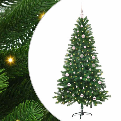 Vánoční Stromeček S 150 Led Diodami S Stojanem Zelená 150 Cm Pe