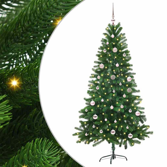 Vánoční Stromeček S 150 Led Diodami S Stojanem Zelená 150 Cm Pe