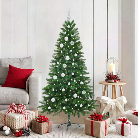 Vánoční Stromeček S 150 Led Diodami S Stojanem Zelená 150 Cm Pe