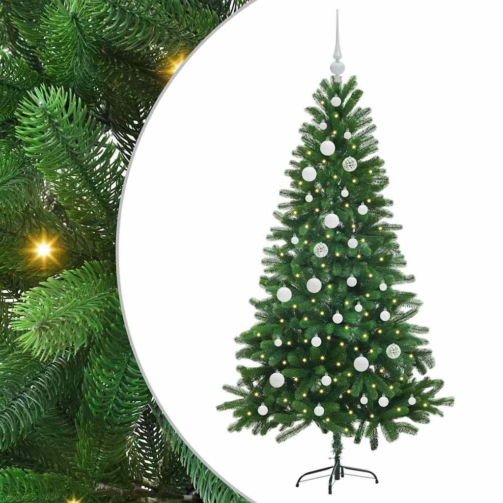 Vánoční Stromeček S 150 Led Diodami S Stojanem Zelená 150 Cm Pe