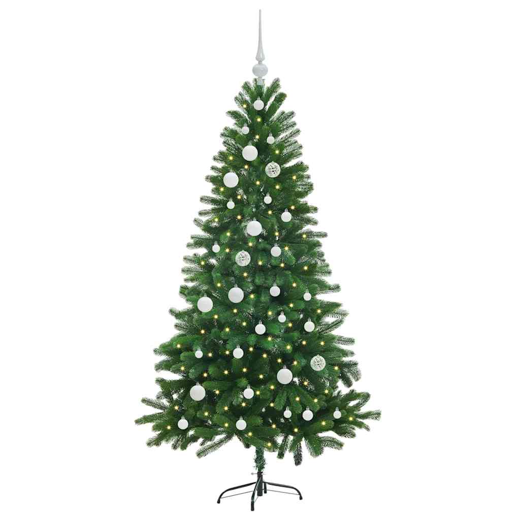 Vánoční Stromeček S 150 Led Diodami S Stojanem Zelená 150 Cm Pe