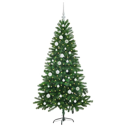 Vánoční Stromeček S 150 Led Diodami S Stojanem Zelená 150 Cm Pe