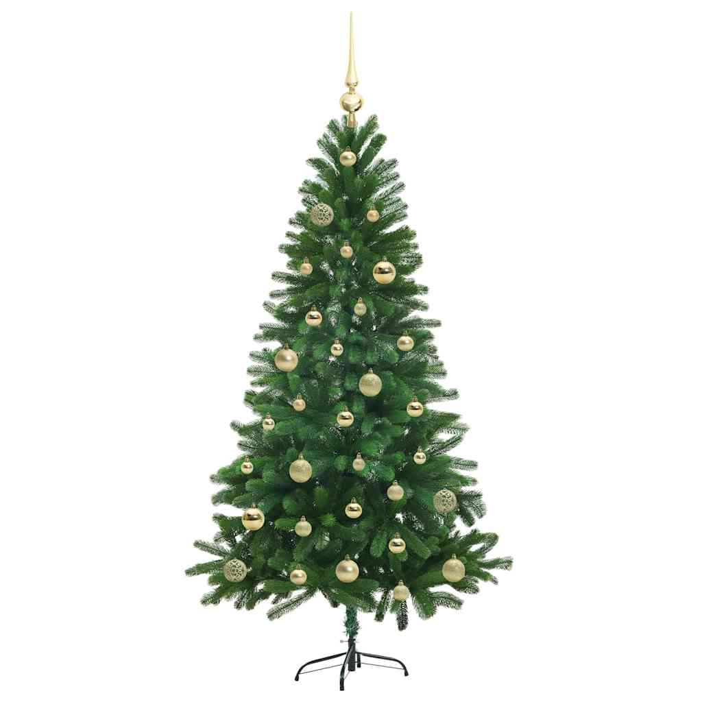 Vánoční Stromeček S 150 Led Diodami S Stojanem Zelená 150 Cm Pe