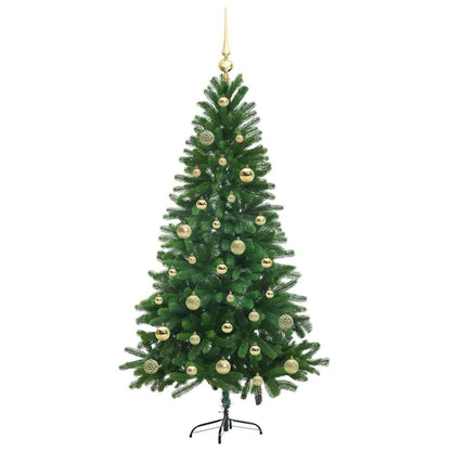 Vánoční Stromeček S 150 Led Diodami S Stojanem Zelená 150 Cm Pe