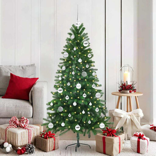 Vánoční Stromeček S 150 Led Diodami S Stojanem Zelená 150 Cm Pe
