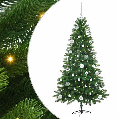 Vánoční Stromeček S 150 Led Diodami S Stojanem Zelená 150 Cm Pe