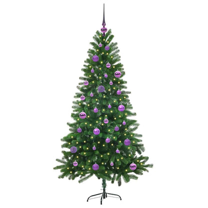 Vánoční Stromeček S 150 Led Diodami S Stojanem Zelená 150 Cm Pe