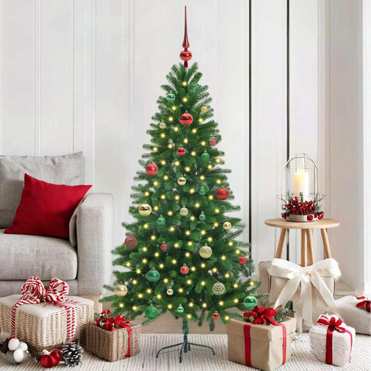 Vánoční Stromeček S 150 Led Diodami S Stojanem Zelená 150 Cm Pe