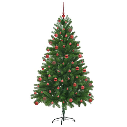 Vánoční Stromeček S 300 Led Diodami S Stojanem Zelená 180 Cm Pe
