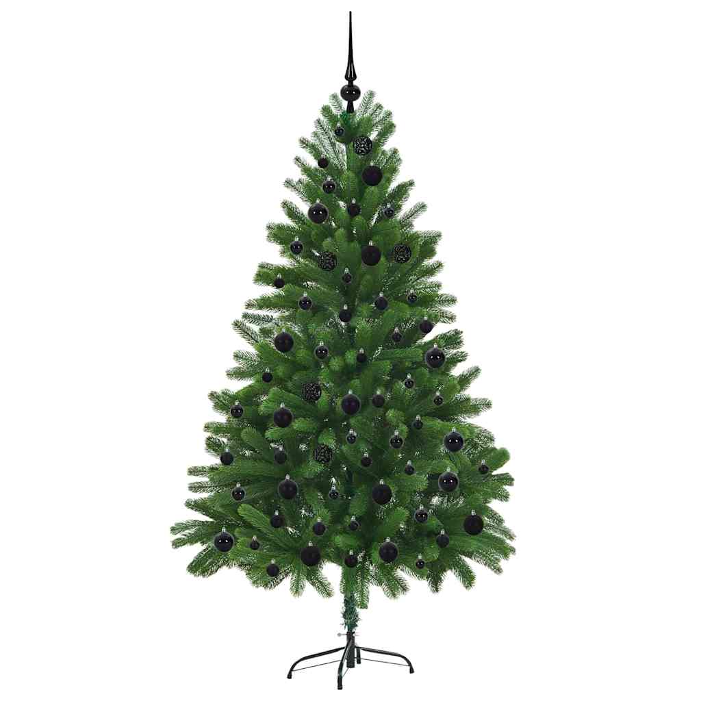 Vánoční Stromeček S 300 Led Diodami S Stojanem Zelená 180 Cm Pe