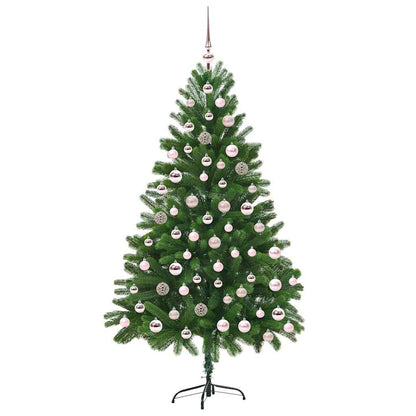 Vánoční Stromeček S 300 Led Diodami S Stojanem Zelená 180 Cm Pe