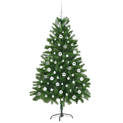 Vánoční Stromeček S 300 Led Diodami S Stojanem Zelená 180 Cm Pe