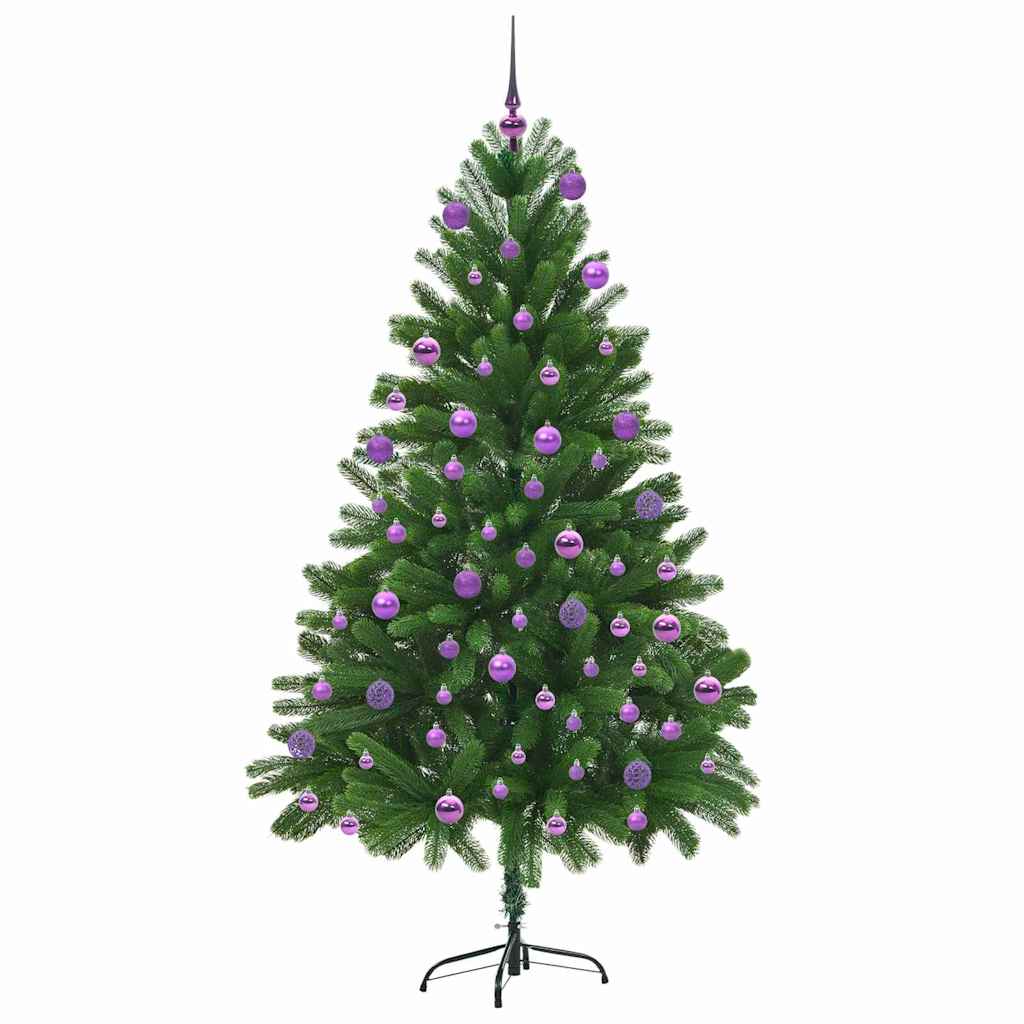 Vánoční Stromeček S 300 Led Diodami S Stojanem Zelená 180 Cm Pe