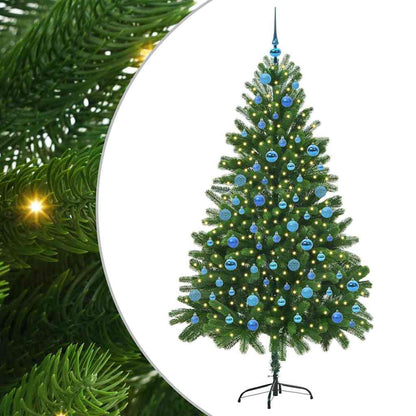 Vánoční Stromeček S 300 Led Diodami S Stojanem Zelená 180 Cm Pe