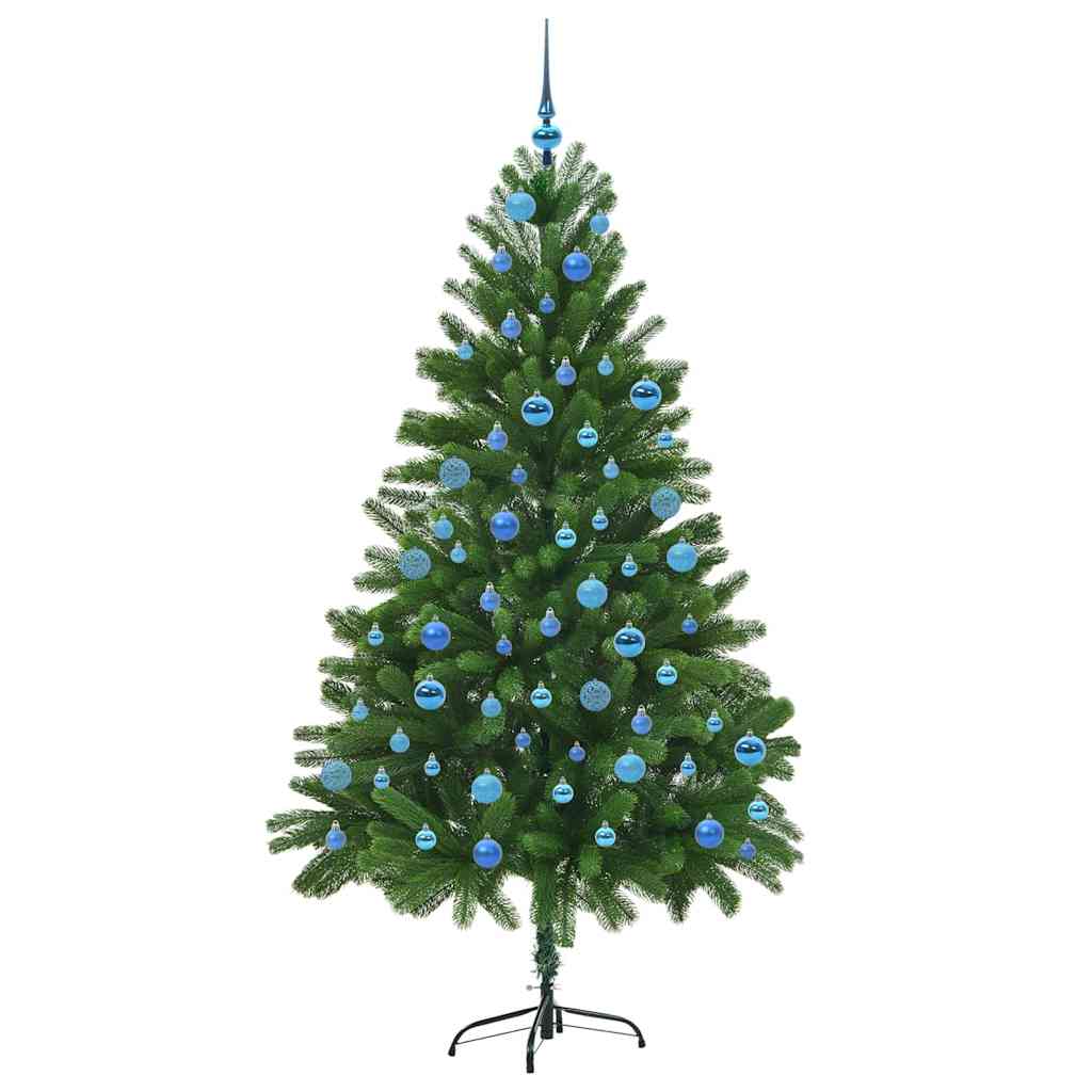 Vánoční Stromeček S 300 Led Diodami S Stojanem Zelená 180 Cm Pe