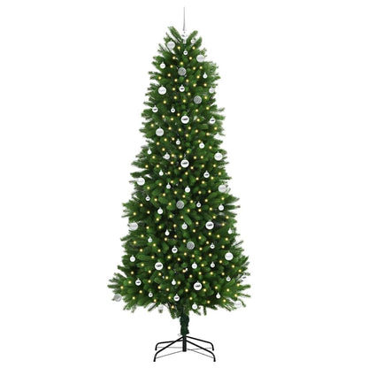 Vánoční Stromeček S 300 Led Diodami S Stojanem Zelená 240 Cm Pe