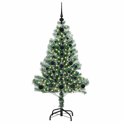 Umělý Vánoční Stromeček Se Sněhem A Led Osvětlením 120 Cm