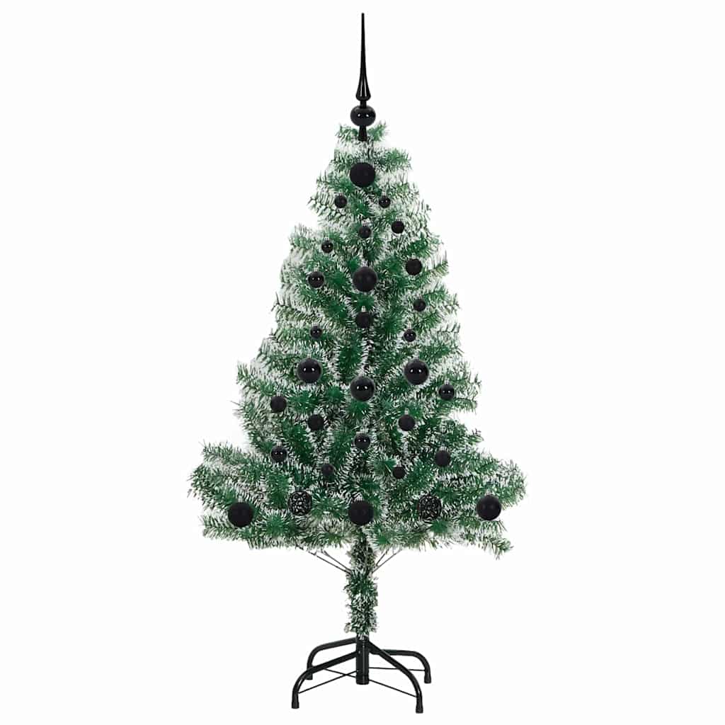 Umělý Vánoční Stromeček Se Sněhem A Led Osvětlením 120 Cm