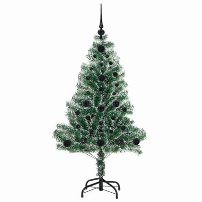 Umělý Vánoční Stromeček Se Sněhem A Led Osvětlením 120 Cm